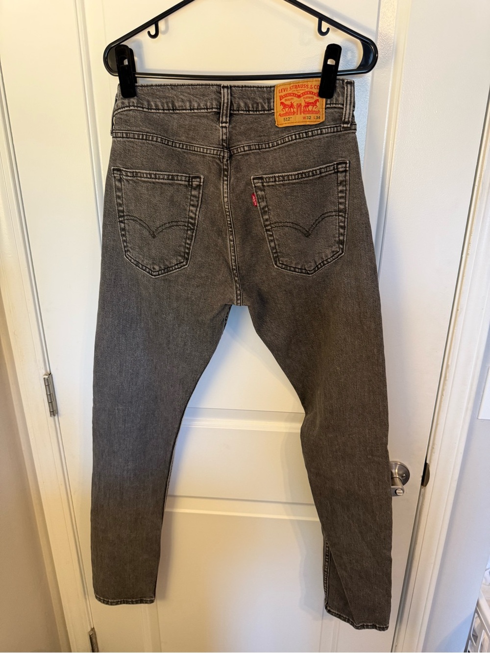 Levi's Men's Washed Gray Slim Jeans